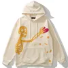 الرجال Hip Hop Hoodie Sweatshirt Cartostrons Cartoonts Scronoalton Graphic Pullover Harajuku Cotton Hooded 211224