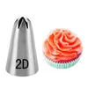 Cherry Blossom Rose Cookie Nozzle 3 Piece Cake Decorating Tool Flower Nozzle Cream Cakes Baking Pastry Accessories 1M 2D 2F XG0305