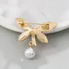 Cristal Vintage libellule papillon broches pour femmes insecte broche broches mode robe manteau accessoires mignon bijoux cadeaux