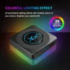 X96 X4 Android TV BOX Amlogic S905X4 4GB 64GB/32GB Quad Core 2.4G/5G WIFI 100M Gigabit AV1 8K Media Player Home Movie Colorful RGB Light