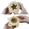 Iris Box Mécanical Gear Treasure 3d Wooden Puzz Craft Toy Cerveau Teaser DIY Modèle de construction Kits Gift For Adults Teens5419125