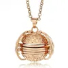 Multilayer Wing Locket Pendants Necklace Vintage 4 5 6 Layers Memory Photo Box Necklaces for Men Women Gift Wholesale