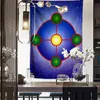 Tapestries Mysterious Geometric Energy Chakra Tapestry Healing Bronchitis Wall Hanging Living Room Bedroom Painting Aura Symbol Cloth