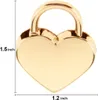 뉴비 렌틴의 작은 금속 심장 모양의 자물쇠 미니 자물쇠 보석 저장 상자에 대 한 키와 함께 핸드백 Rre11961