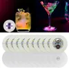 2021 NIEUWE NIEUWTIGHEID LICHTING Glow Coaster LED Bottle Light Stickers Festival Nightclub Bar Party Vaas Decoratie Drinkbeker Mat