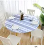 Table Cloth Round Elastic Tablecloth Printing Cover Is For Disposable Oil Waterproof Coffee Living Room