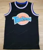 Skicka från oss Michael MJ #23 Tune Squad Space Jam Basketball Jersey Movie Men's All Stitched White Black Jerseys Size S-3XL Top Quality