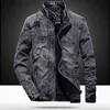 빈티지 데님 재킷 남자 슬림 맞는 솔리드 컬러 캐주얼 s 청바지 코트 패션 스탠드 블랙 블루 카 카카 hombre 211217