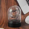 Automatisk winder för mekanisk es shaker märke mode single watch box rotator lyx transparent glas