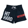 Herr shorts sommar män avslappnad fitness träning strand tryckt andas mesh jogger herr streetwear pantsmen's