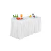Folding Party Ice Table With TableCloth, Vinkylare, Fruktkylare