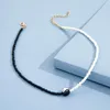 Chokers Aprilwell Een Stuk Punk Tai Chi Kralen Ketting Voor Mannen Splicing Kleur Kpop Streetwear Mode-sieraden Vrouwelijke Gift Accessoires