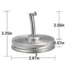 70mm Jar Lid Stainless Steel Leak Prevention Sauce Bottle Cap Picnic Barbecue Oil Can Cover Kitchen Tool LLB12760
