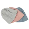 Gebro Zachte Katoen Geribbelde Beanie Hoeden voor Pasgeboren Baby Meisjes Jongens Skullies Tie Dye Hoeden Voor Peuter Kinderen Baby's New Born Geschenken Y21111