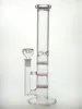 Glass Hookah Bongs Pipes (38) mm Vaso de precipitados de 12 pulgadas con tazón de 14 mm 350G / Pc para GB038