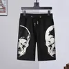 tal Skull designer Pantaloncini da spiaggia Collant da uomo Coulisse Rilassato Homme Moda abiti di lusso stampa lettere uomo Estate Casual Corsa da basket Pantaloni sportivi M-3XL VXS9