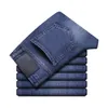 Jakość męska designer męski dżinsowe ubrania luksus zamek błyskotko niebieskie spodnie szczupły jeansowy motocyklista man man mody mody Hip Hop Rock Revival Jean