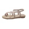 Hot Fashion Gladiator Buty Płaskie Miękkie Dolne Sandals Sandals Ultra-Fire Beach Shoes Lykj-yx y0721