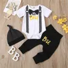 Zafille Day Costume 3pcs kostym kläder för nyfödd baby pojke kläder set barnens kostymer 210309