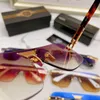 Gafas de sol geniales de moda, gran diseñador para mujeres, nuevas gafas de marca originales de alta calidad para fiestas redondas vintage de gran tamaño aaa