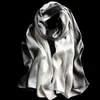 2021100% bufanda de marca de lujo bufanda de seda Natural chales Hijab señora mujer Pashimina mujer Echarpe satén estola pañuelo