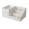 Organizer Make Up Storage Plastic Box Wooden Large Capacity Cosmetic Drawer Makeup Dressing Table Skin Rack Y200628 Y200709