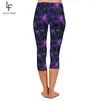 Letnie nowe 3D Galaxy Digital Print Legginsy Moda Seksowne kobiety wysokie tali