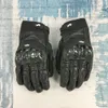 Gants de moto noirs de course en cuir véritable, gants d'équipe de course sur route blancs pour hommes, été hiver 274A