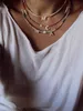 Coquillage lettre collier 2mm cristal 2020 nouveaux bijoux femmes courte Boutique perlée accessoires charme noël cadeau mode sauvage