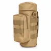 Outdoor Molle Water Bottle Tas Tactische Versouder Ketel Taille Pouch Army Climbing Camping Travel Wandelen Bags Hunting Accessoires Y0803