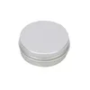 2022 new 30ml silver metal aluminum cosmetic jar, 30g Solid Perfume Cosmetic Sample Packaging Cans