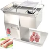 400kg/h Automatic Electric Meat Vegetable Cutting Slicing Machine Commercial Meat Block Slicer Cutter Price 220V