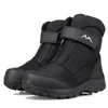 Winterstiefel Männer High-Top wasserabweisende Baumwollschuhe Männlich Plus Samt Warm Paar Schneestiefel Nordosten Outdoor Freizeitschuhe 210826