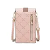 Brieftaschen 2021 Taschen für Frauen Brieftasche Plaid Leder Schultergurte Tasche Handy Große Kartenhalter Handtasche Taschen Girls274S