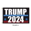 2024 Trump Biden Is Not My President 90*150cm US Presidential Election Flag Polyester pongee Material Trump Flags Banners 19 Style DHL