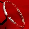 UPDATE Plated Silver Bracelet Bangle Cuff Women Braid Open Adjustable Wristband Fashion Jewelry Will and Sandy