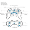 T3 Wireless Game Games Controller Bluetooth Joystick för Android Smart Mobile Telefon GamePad Gaming Console Gratis frakt MQ30