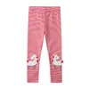 Jumping meters Leggings Pants for Kids Girls Cartoon Animals Printed Autumn Spring Baby Trousers Skinny Children Cloth 210529