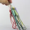 100 Uds correas de cordón de silicona de moda llaveros de teléfono móvil correas de cordón accesorio de regalo para todos los teléfonos inteligentes