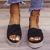 Slippers 2021 Designer Luxury Hook&Loop Sandals Woman Gladiator Women High Quality Ladies Shoes Summer Platform Sandalias