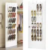 24 Pocket Shoe Door Hanging Organizer Rack Space Wall Bag Storage Closet Holder Wardrobe Shoes Socks Sundries Hanging Organizers 210609