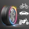 4pcs عجلة سيارة LED LED Motocycle Bike Light Tyre Valve Cap Decorative Lantern Tyre Valve Cap Flashe