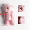 10 stk/set 6.0 cm Gevulde Teddybeer DIY mini Joint pluche beren Bruiloft doos speelgoed pop Kledingstuk Haaraccessoires