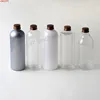 40x300 ml aluminium lock flaskan kosmetisk vätskeskruv lock 300cc kapacitet färgglada rese tillbehör fast piller förvaring flaskor