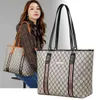 Purse female new women's leather sling shoulder large capacity Tote Bag Signature simple big bag