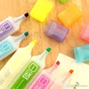 Coloré Fluorescent Stylo Oblique Surligneurs Mode Aquarelle Stylos Kawaii Marqueur Stylo Peinture Stylos Papeterie Écriture Fournitures DBC VF1509