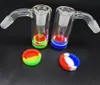 14mm Glass Ash Catcher Hookah Accessories With 10ML Colorful Silicone Container Reclaimer Male Female Ashcatcher For Bong Dab Rig Quartz Banger In Stock