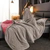 Blankets Super Warm Blanket Weighted And Throws Luxury Thick Fluffy For Beds Fleece Soft Winter Adult Bed Cover