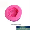 Fiore 3D 50 * 30MM Stampo per torta fai da te Fiore rosa Stampi per utensili da forno Cupcake Gelatina Caramelle Decorazione 1 Pz Stampo per fondente