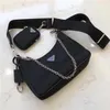 Moda bolsas de ombro Messenge de luxo de alta qualidade bolsas de náilon carteira de designer bolsa feminina crossbody pacotes ao ar livre bolsas hobo